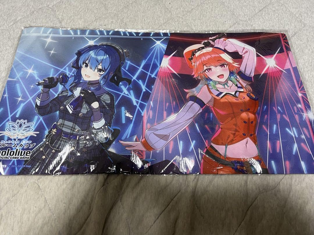 ホロライブ ホロカ ブルームカップ プレイマット 全勝 WINNER