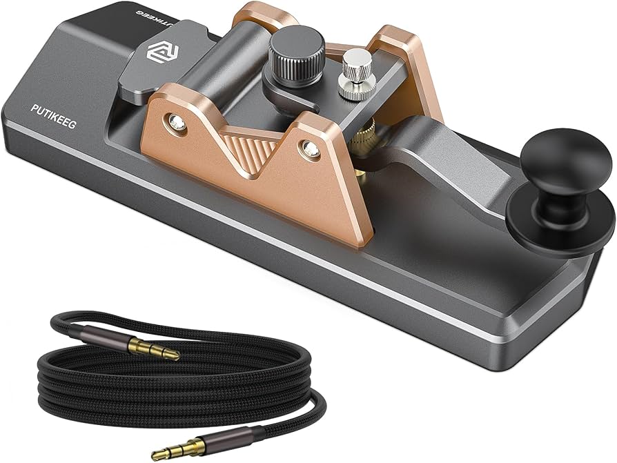 Amazon.co.jp: アマチュア無線電鍵-PUTIKEEG モールス信号 練習機