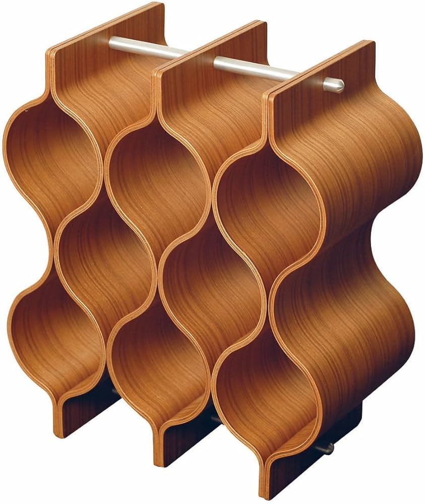 Amazon｜SAITO WOOD ワインラック チークグレイン｜ワインラック