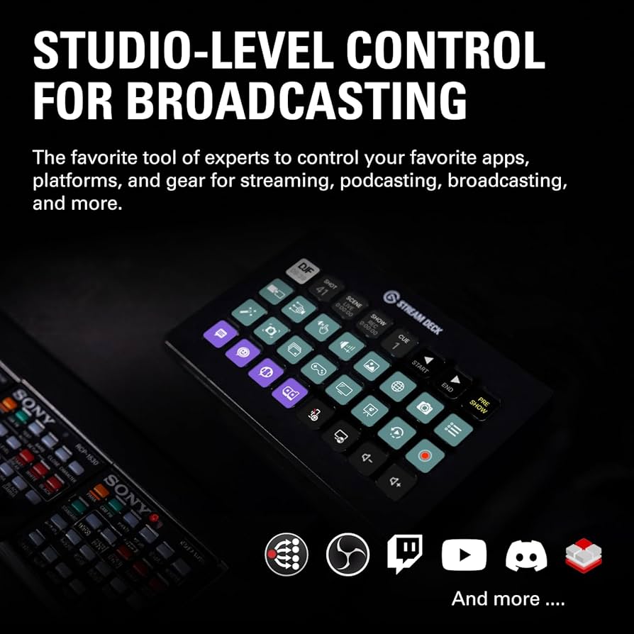 Amazon.com: Elgato Stream Deck XL – Advanced Studio Controller, 32