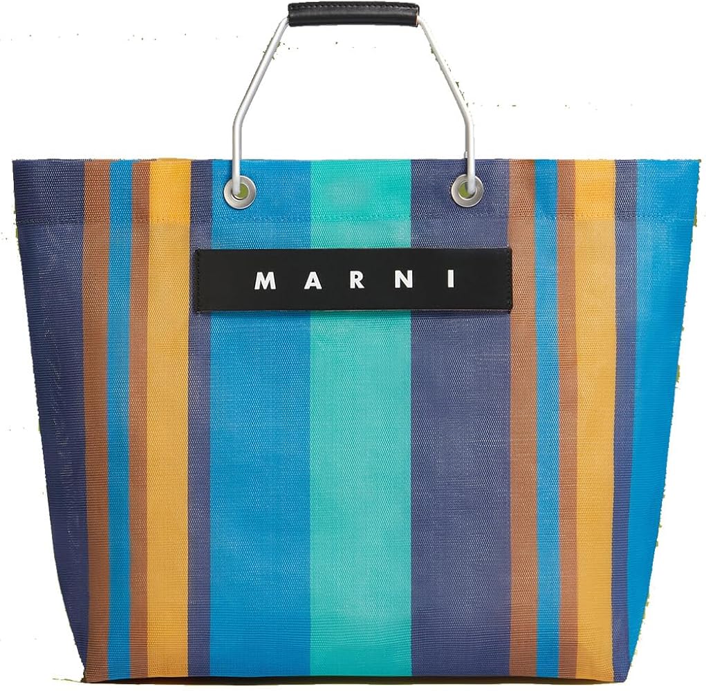 Amazon | [Marni] マルニ ストライプバッグ カバン 【FLOWER CAFE