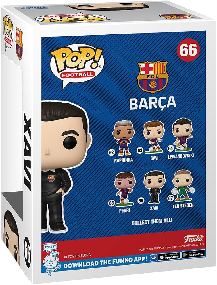 Amazon.com: Funko POP! Football: Barcelona - Xavi - 1/6 Odds for