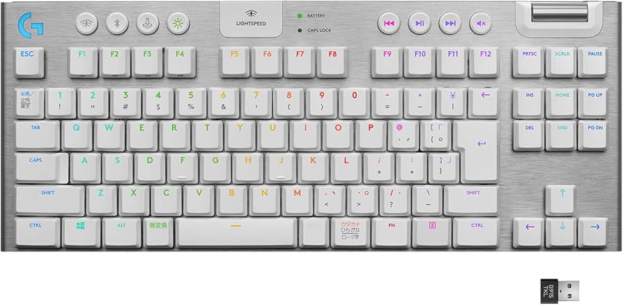 Amazon.co.jp: Logicool G PRO ゲーミングキーボード G913-TKL-TCWH