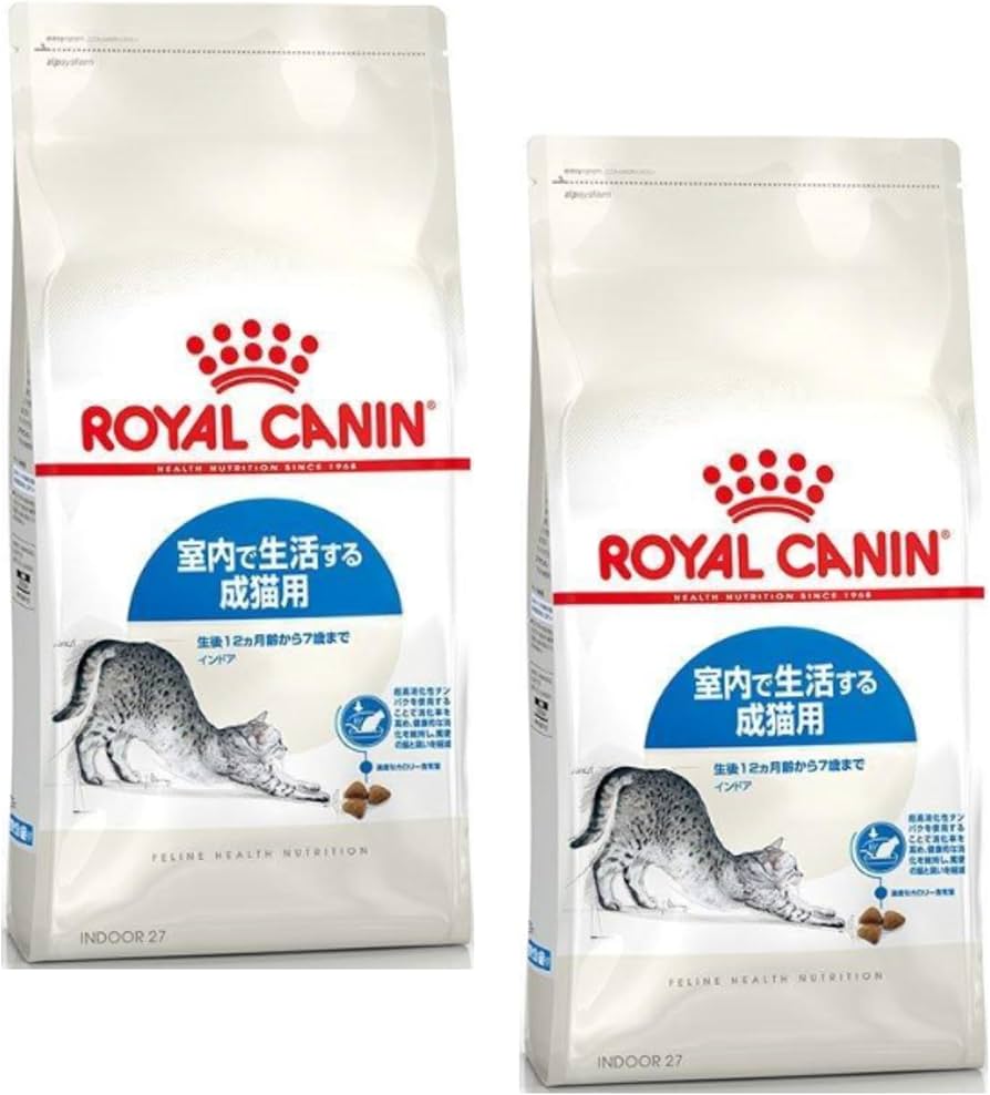 Amazon | ロイヤルカナン FHN インドア 成猫用 4kg×2 | ノーブランド品