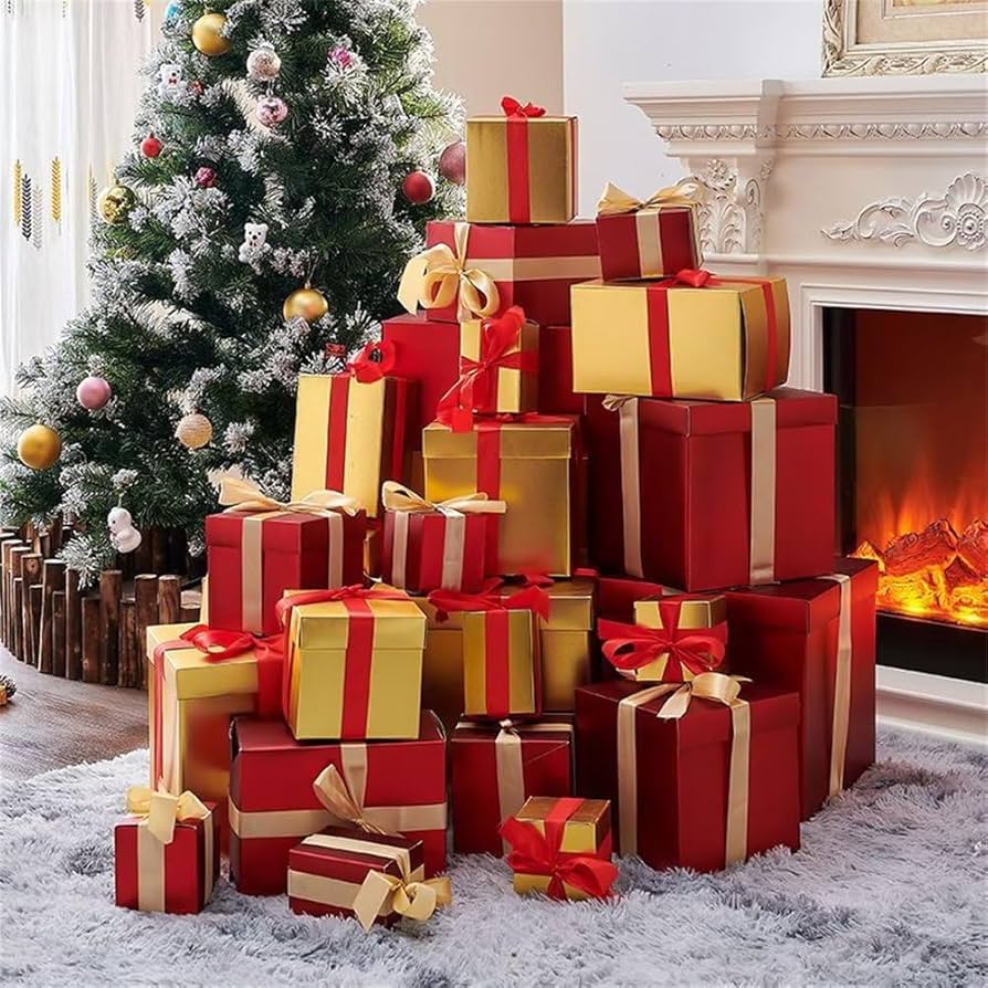 Amazon.co.jp: クリスマス飾りセット ボックス プレゼントボックス