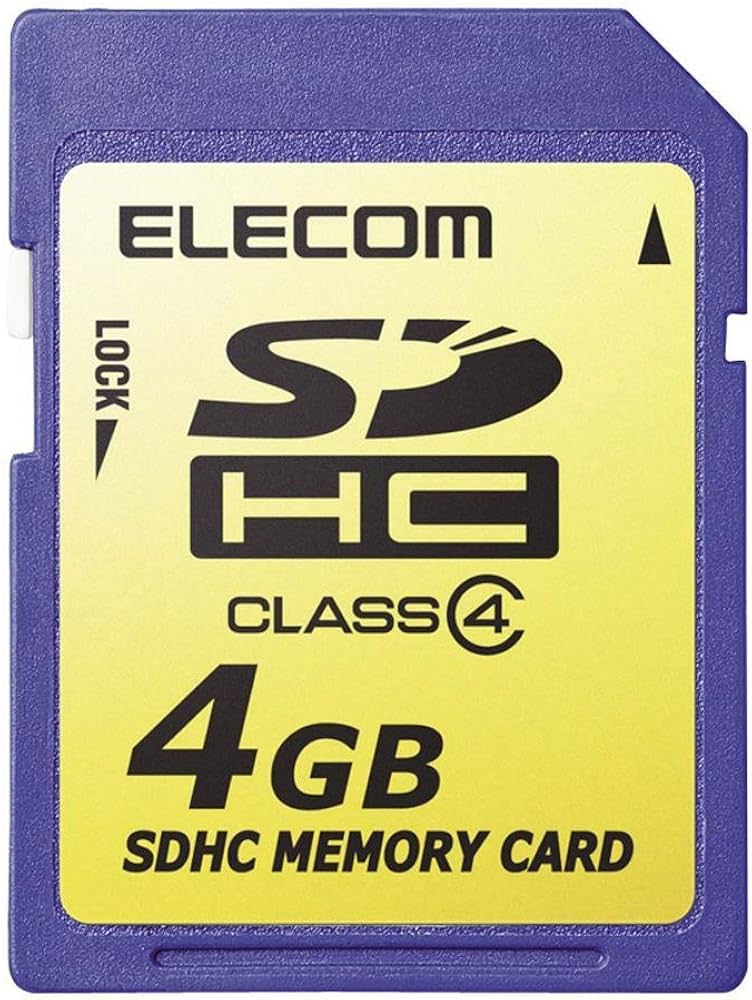 Amazon | エレコム SDHCカード 4GB Class4 NINTENDO 3DS動作確認済み