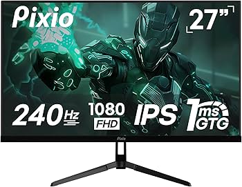 Amazon.com: Pixio PX279 Wave 27 inch 240Hz Refresh Rate FHD 1080p