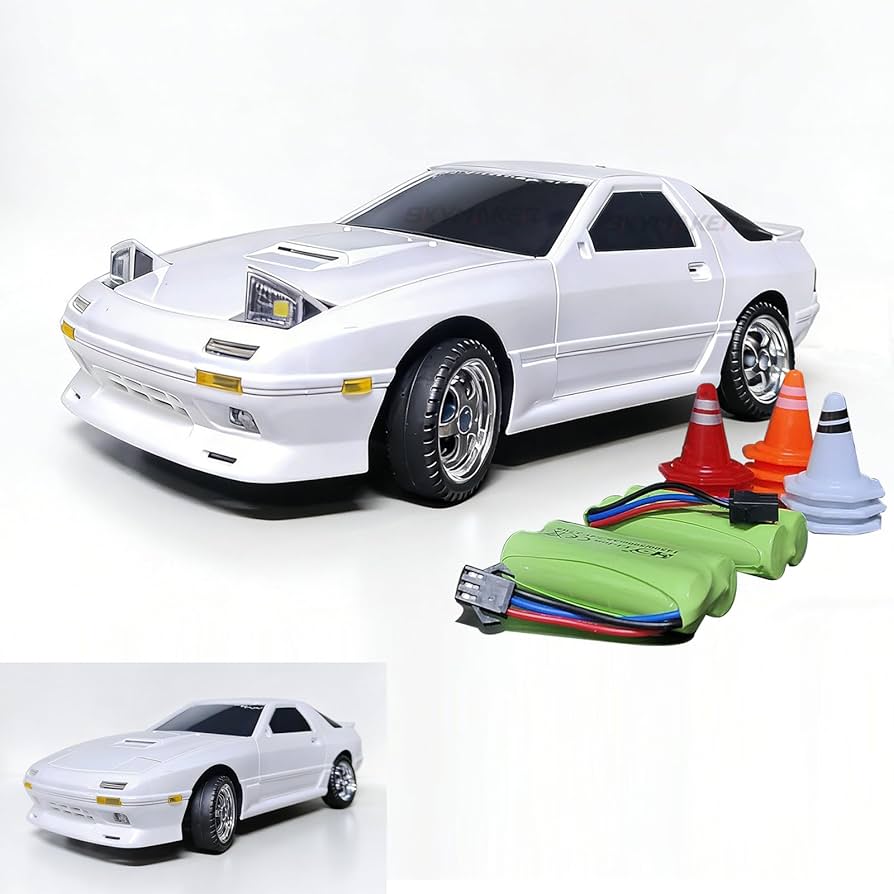 Amazon.com: Skymaker Mazda RX7-FC RC Drift Car - 1:18 LDRC RWD