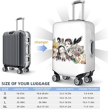 Amazon.co.jp: 鬼滅の刃 スーツケースカバー キャリーケースカバー