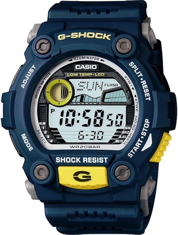 Amazon.co.jp: Casio G-7900-2Er メンズ G-Shock ブルーデジタル腕時計