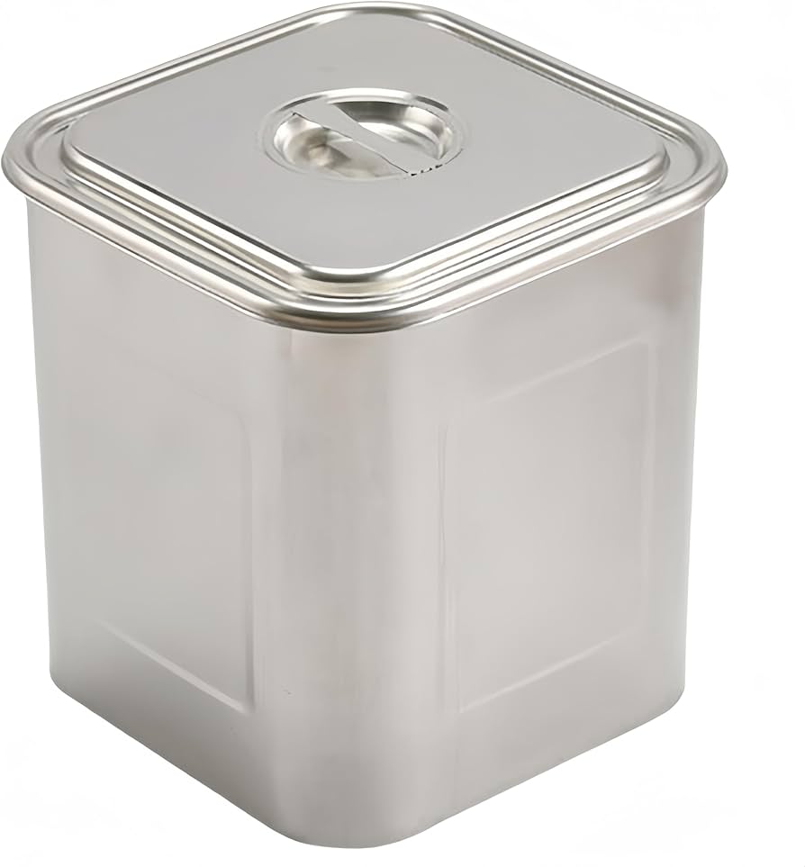 Amazon | 寸胴鍋 四角 業務用寸胴鍋 ステンレス製 蓋付き 両手鍋 業務