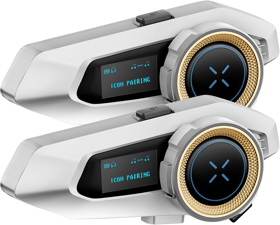 Amazon | Vaculim バイクインカム Bluetooth 5.3 液晶表示 バイク用