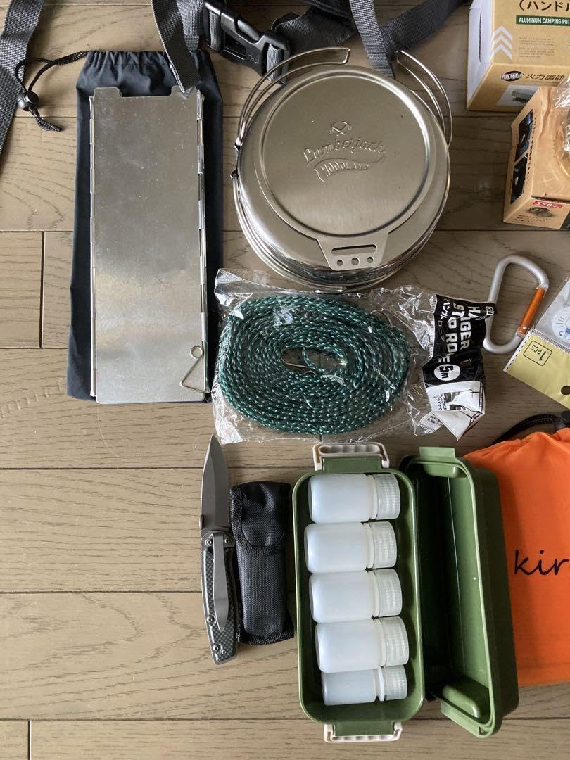 Amazon.co.jp: ソロキャンプ用品品まとめ売り リュック、テント