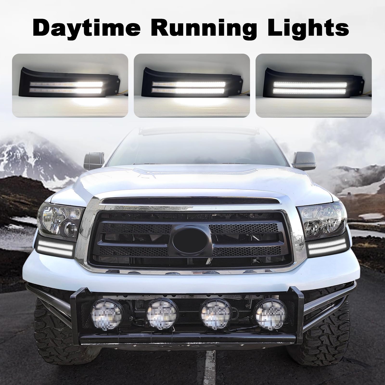 Amazon | LED デイタイム ランニング ライト 2007-2013 トヨタ
