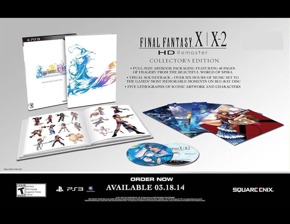 Amazon.com: Final Fantasy X / X-2 HD Remaster Collector's Edition
