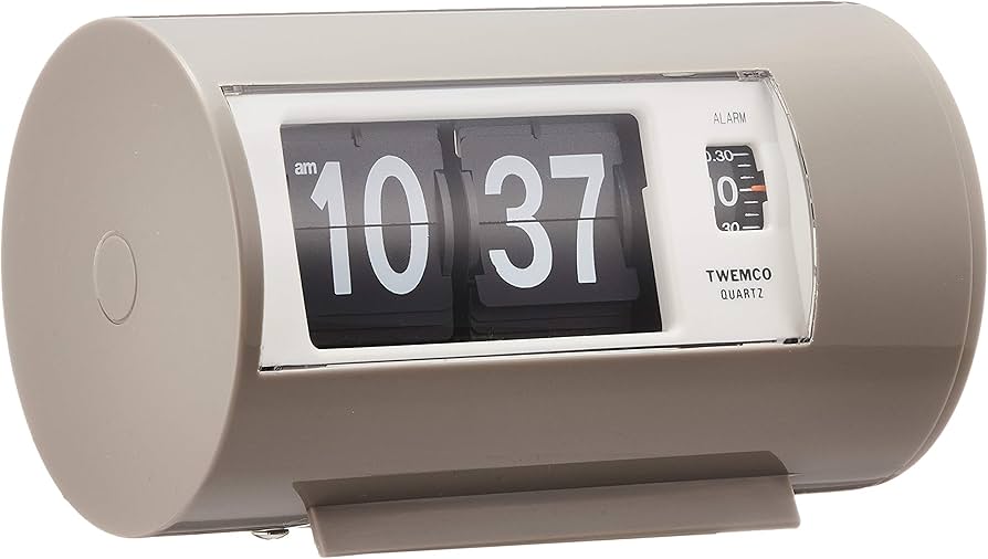 Amazon.co.jp: TWEMCO(トゥエンコ) 置き時計 パタパタクロック