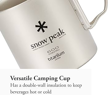 Amazon | スノーピーク チタン ダブルマグ 600 MG-054 | Snow Peak