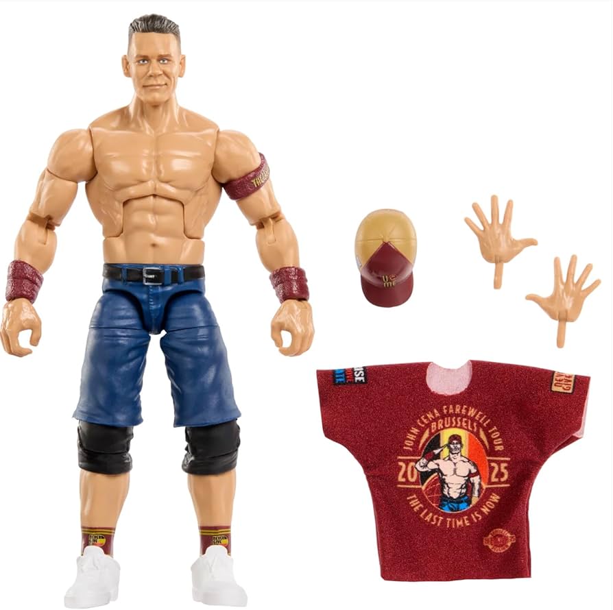 Amazon.com: Mattel WWE JGV13 John Cena Elite Collectible 6-Inch