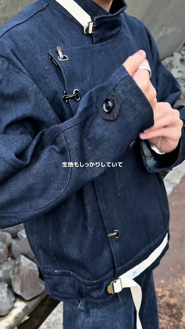 Amazon | [karaku] 13ozデニム スウェーデン軍モーターサイクル