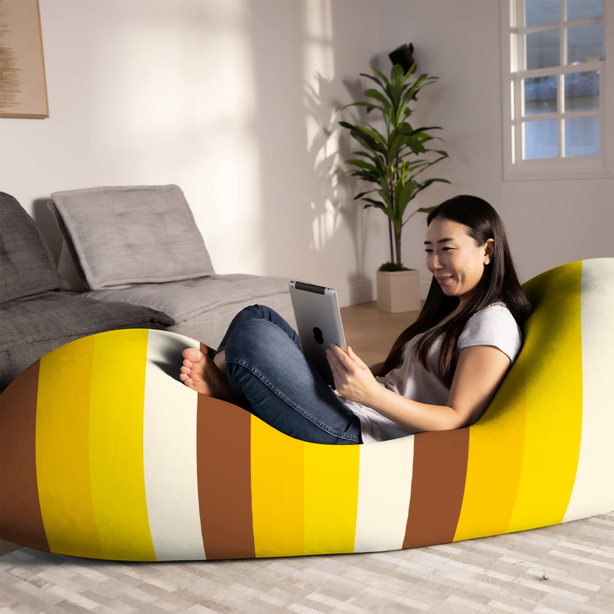 Amazon.com: Yogibo Max 6 Foot Giant Bean Bag Chair Bed Lounger for