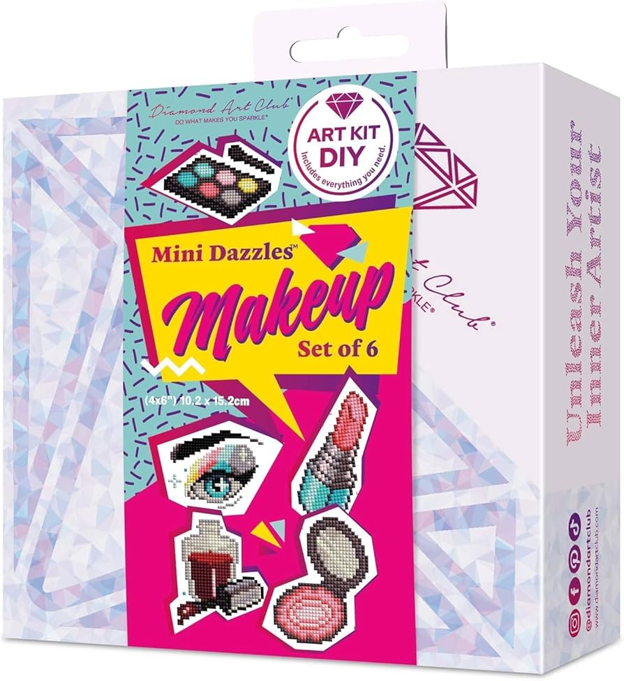Amazon.co.jp: DIAMOND ART CLUB メイクアップミニダズル、楽しいDIY