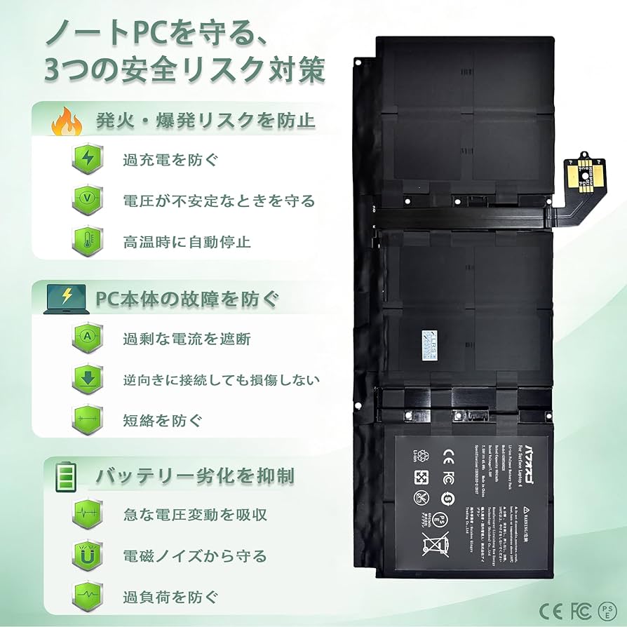 Amazon.co.jp: パフォスゴ for Microsoft Surface Laptop 4 バッテリー