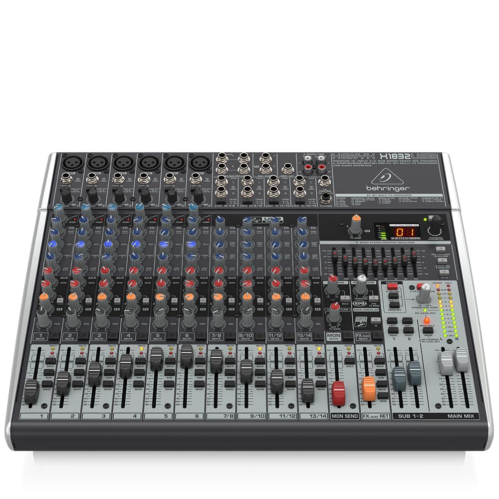 Amazon.com: Behringer Xenyx X1832USB Premium 18-Input 3/2-Bus