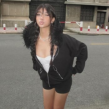 Amazon.co.jp: [Lamerry] 地雷系 パーカー サブカル系 y2k ジップ