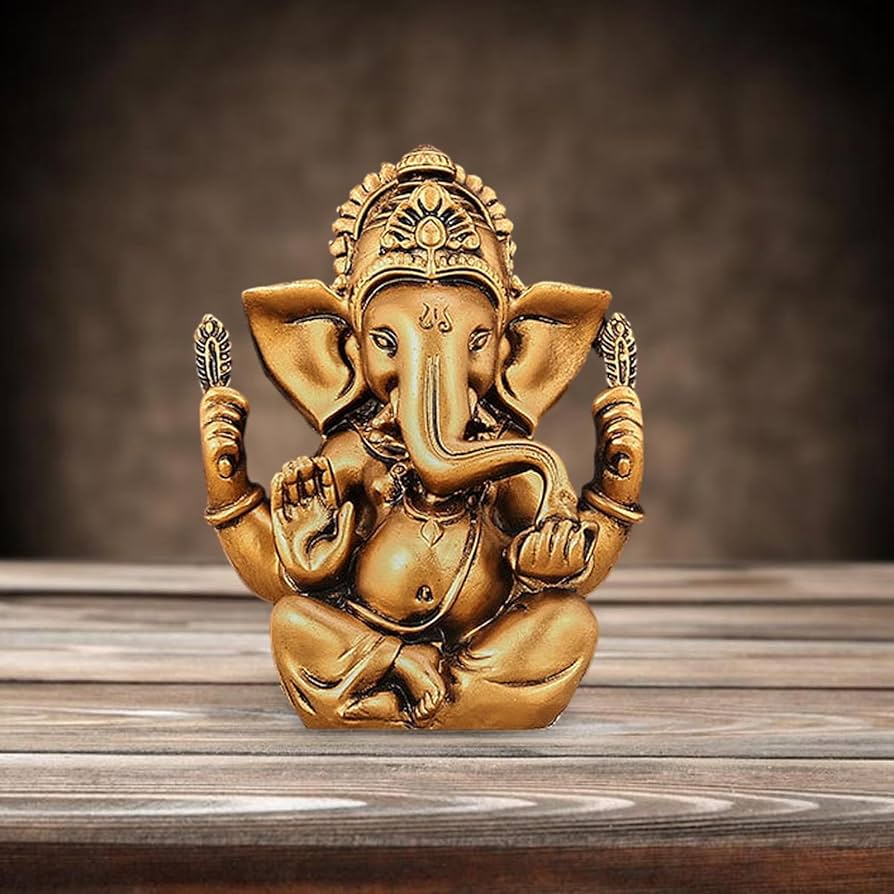 Amazon.co.jp: Perfk インドのガネーシャ置物ガネーシャ像ヒンドゥー教