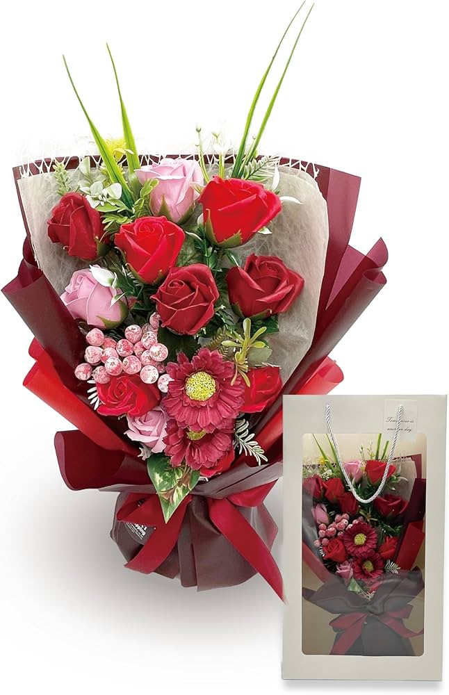 Amazon｜［ 2026年 mamawreath ソープフラワー ］誕生日 お祝 ギフト