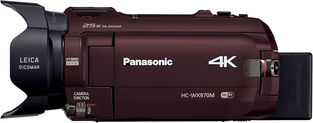Amazon.co.jp: Panasonic HC-WX970M 4K Digital Camcorder with 64GB