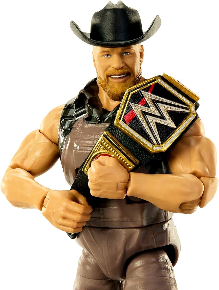 Mattel WWE Brock Lesnar Elite Collection Action Figure, Deluxe