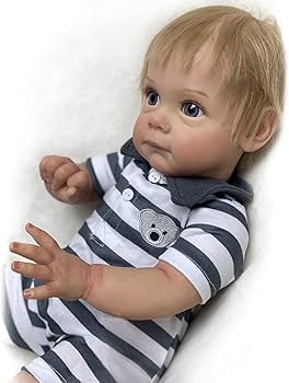 Amazon.co.jp: 22インチリボーン赤ちゃん人形 55cm 金髪男の子リアル