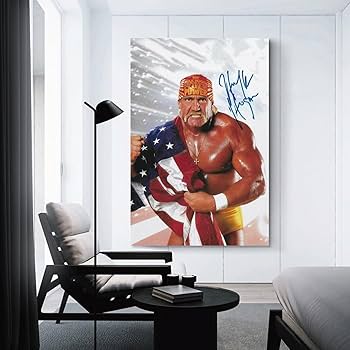 Amazon.co.jp: プロレスラー ハルク・ホーガン 直筆サイン入 ポスター