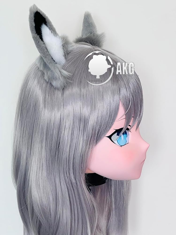 Amazon.co.jp: [achard] Resin Female Cosplay Anime Kigurumi Mask 砂