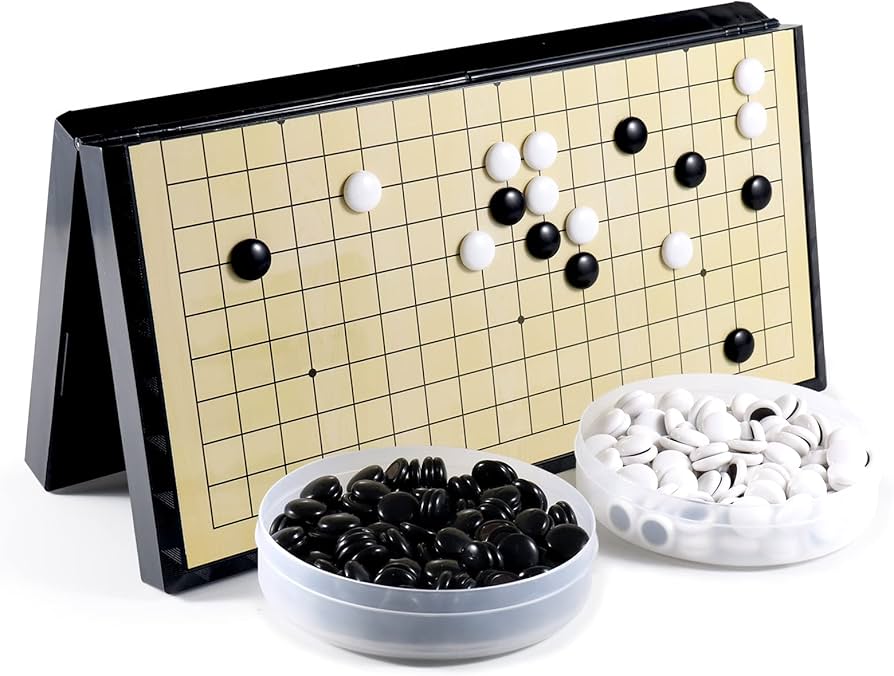 Amazon | 囲碁 マグネット 囲碁セット 37×37cm ポータブル 囲碁盤 19路
