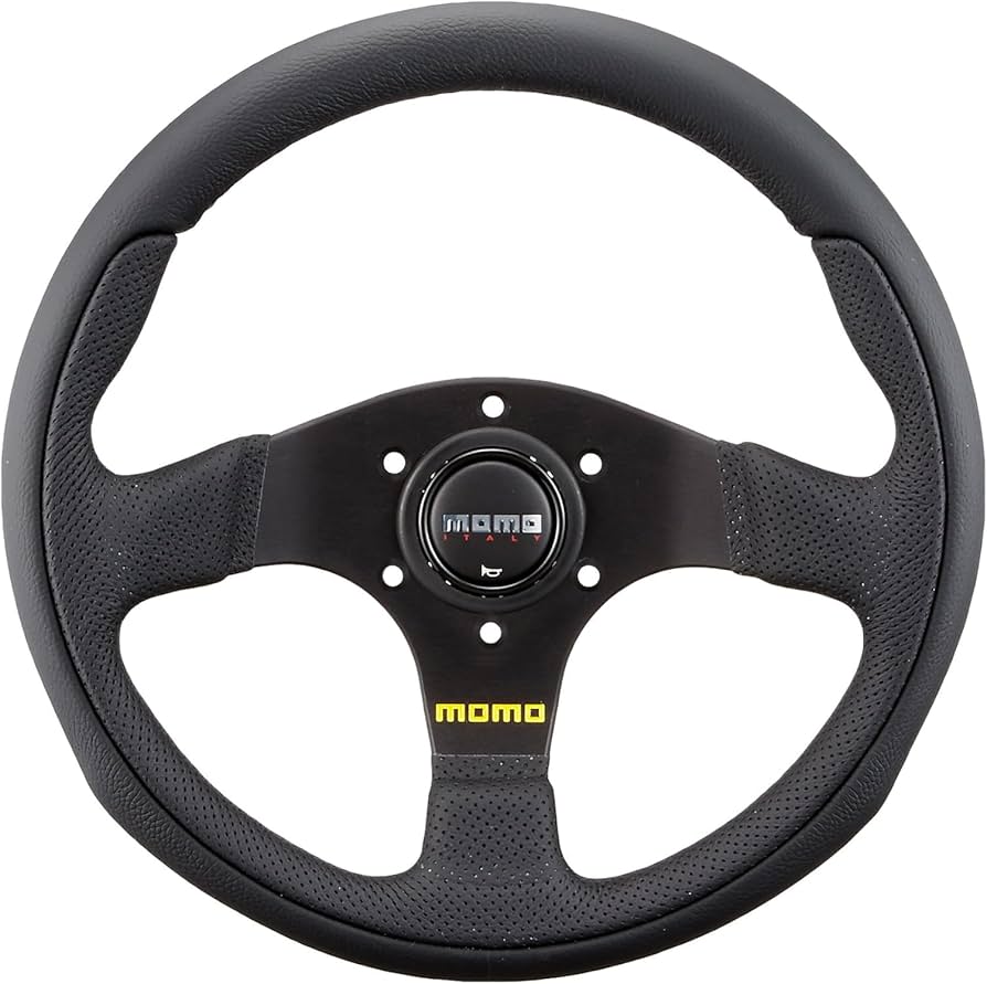 Amazon | MOMO(モモ) ステアリング ティーム 30パイ BK T-1002