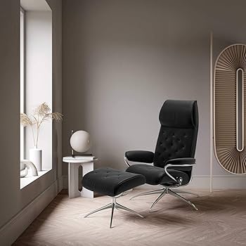 Amazon｜EKORNES [正規品]ストレスレス®メトロ スター ブラック/クロム