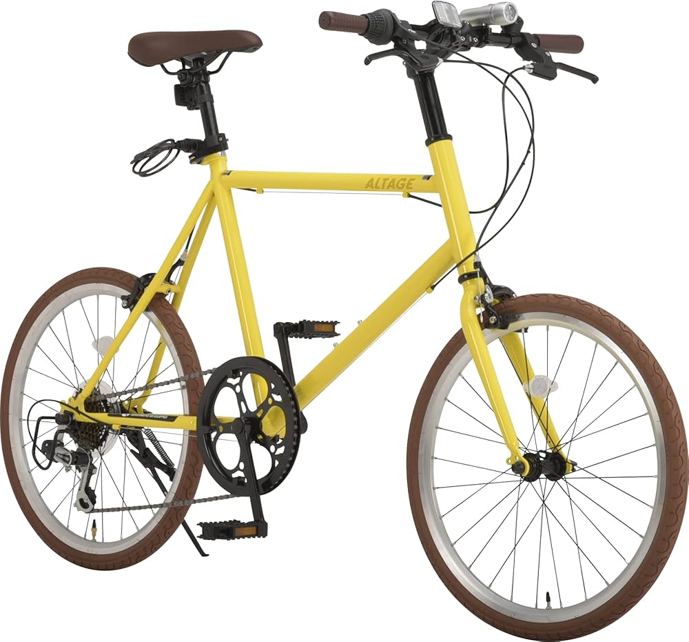 Amazon.co.jp: ALTAGE Bicycle Mini Velo, 20 Inch Wheels, Shimano 7