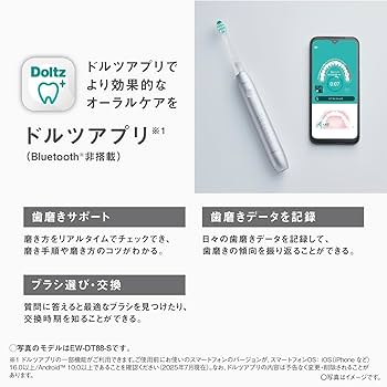 Amazon.co.jp: パナソニック 音波振動ハブラシ ドルツ W音波振動 歯間