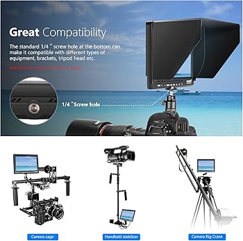 Amazon.com : Neewer F100 7inch Camera Field Monitor HD Video