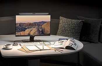 BenQ ScreenBar Plus e-Reading LED Monitor Light with Desktop Dial