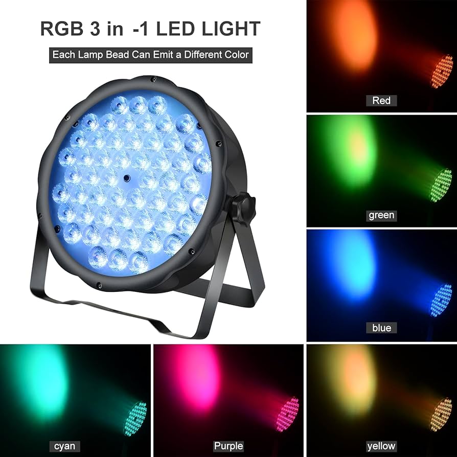 Amazon.co.jp: BETOPPER ステージライト 54x1.5W RGBW LED 舞台照明 多