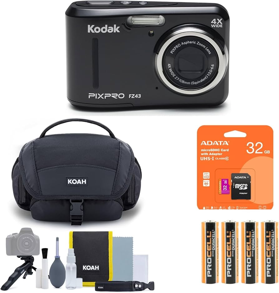 Amazon.com : Kodak PIXPRO FZ45 Friendly Zoom Digital Camera (Black