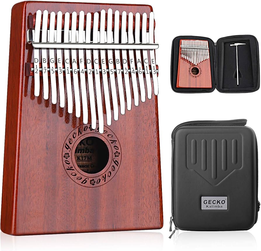 Amazon | GECKO カリンバ 17 keys Kalimba 親指ピアノとEVA高性能保護
