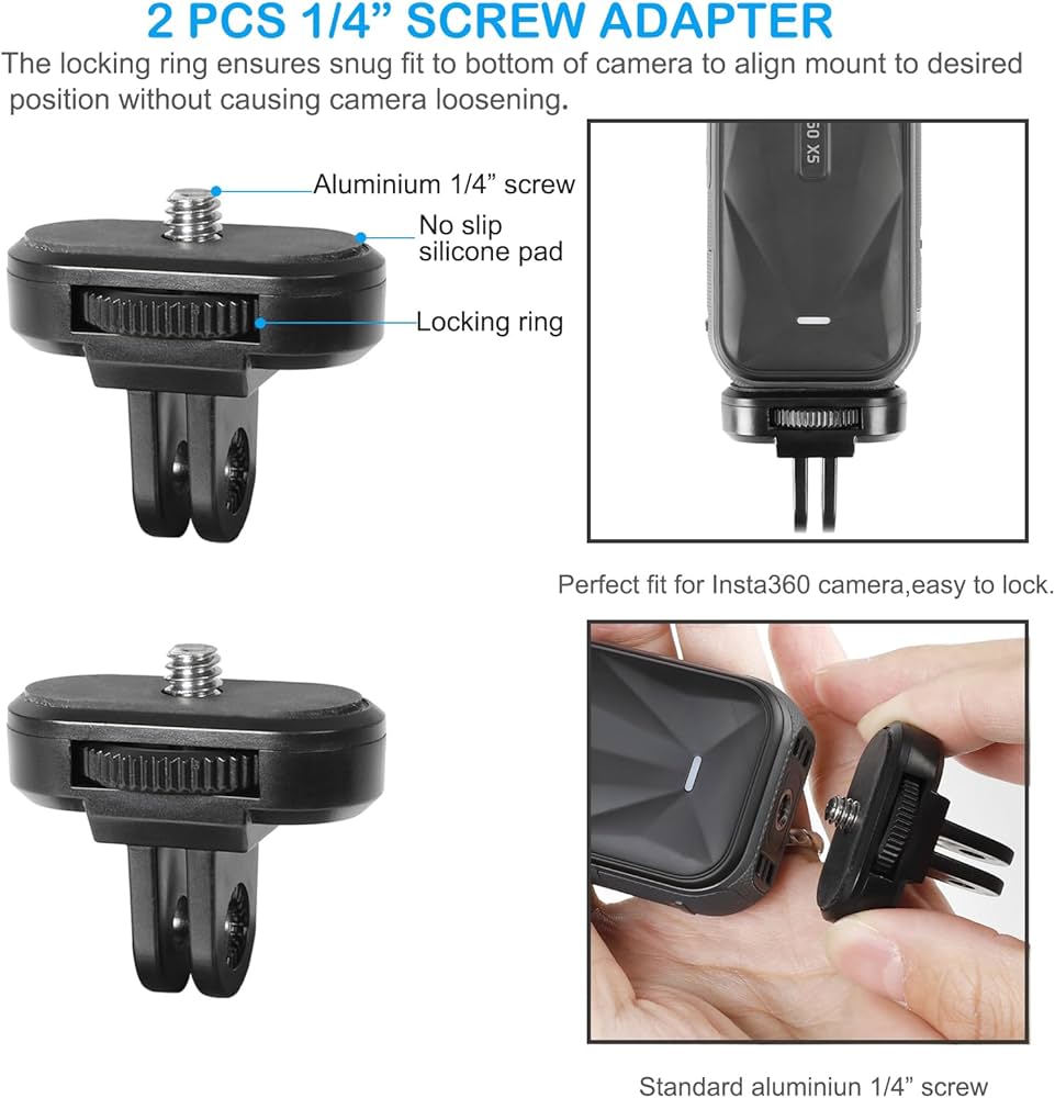 Amazon.com : Accessories Kit for Insta360 One X5/X4/X3/X2/X, One R