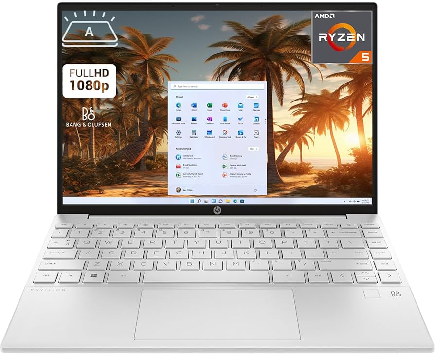 Amazon.com: HP 2023 Pavilion Aero 13 Premium Laptop, AMD Ryzen 5