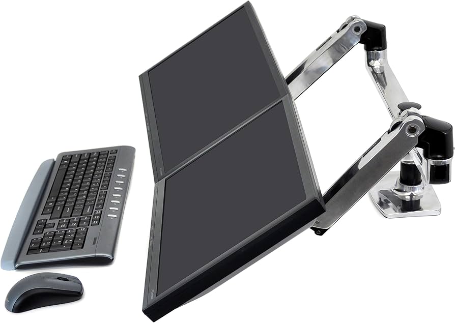 Ergotron 45-245-026 LX DUAL SIDE-BY-SIDE ARM : Amazon.ca: Office