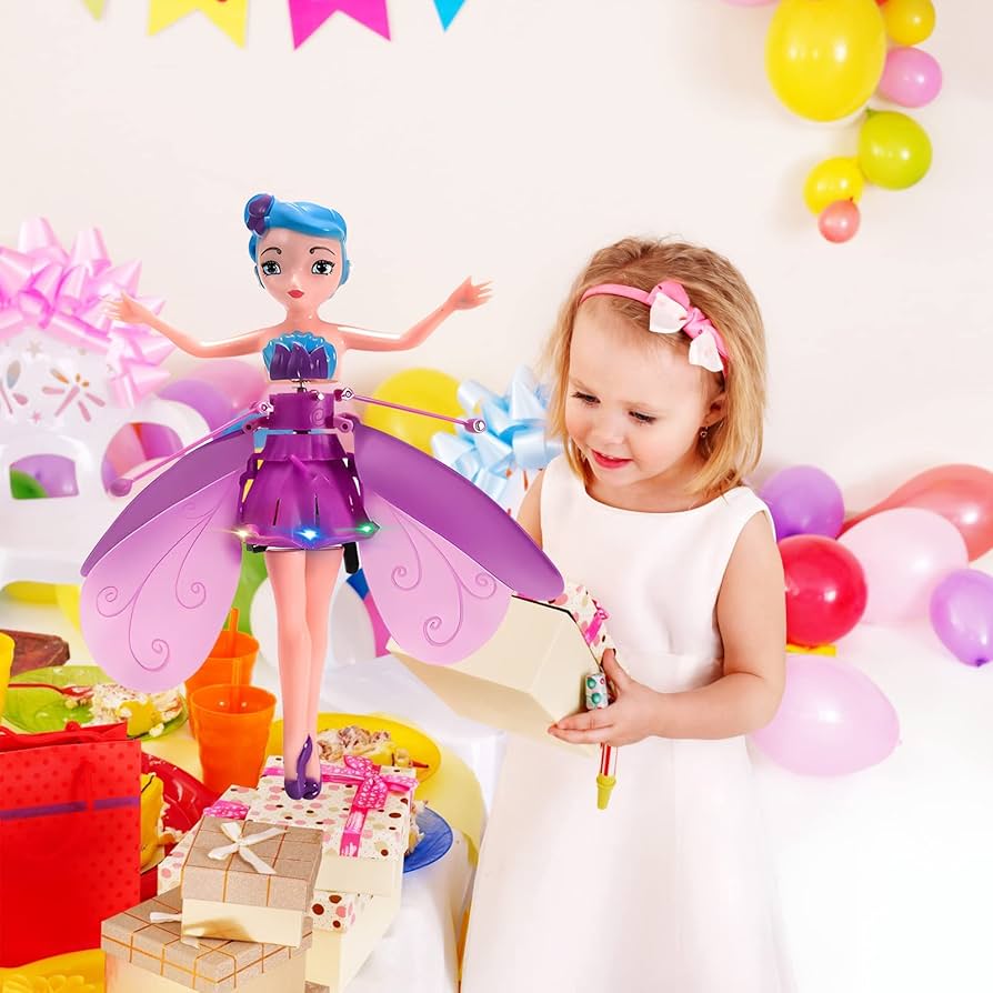 Amazon | 魔法の空飛ぶ妖精プリンセス人形 スカイダンサー フライング