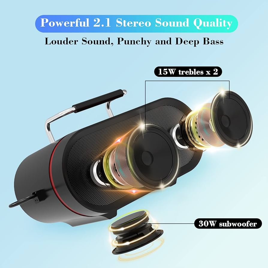 Amazon.co.jp: RHMポータブルカラオケサウンドワイヤレスマイク